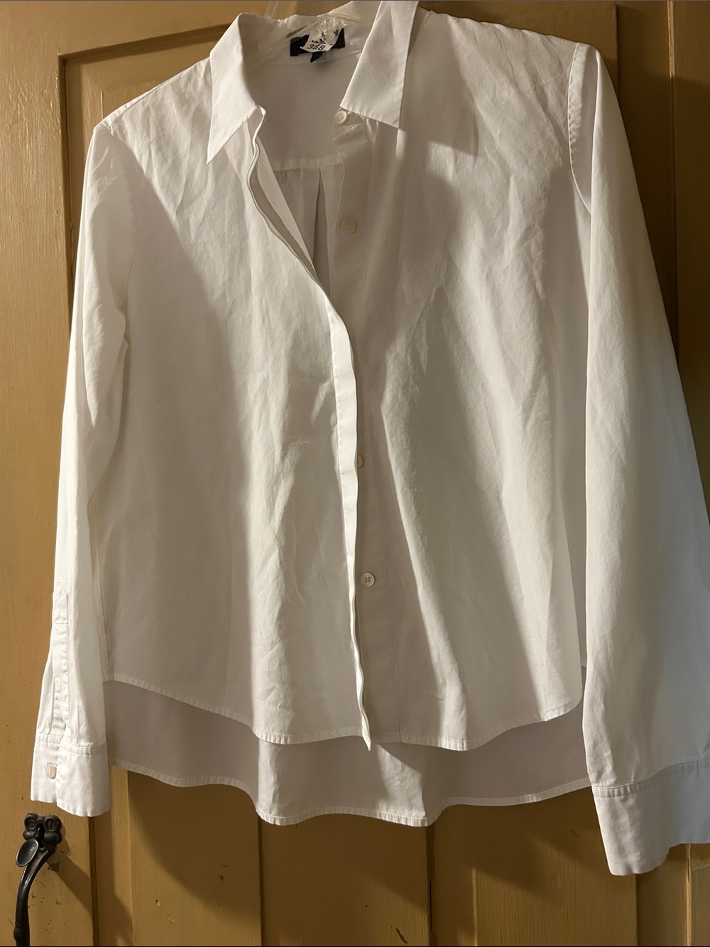 Theory White Long-Sleeve woman’s Dress Shirt